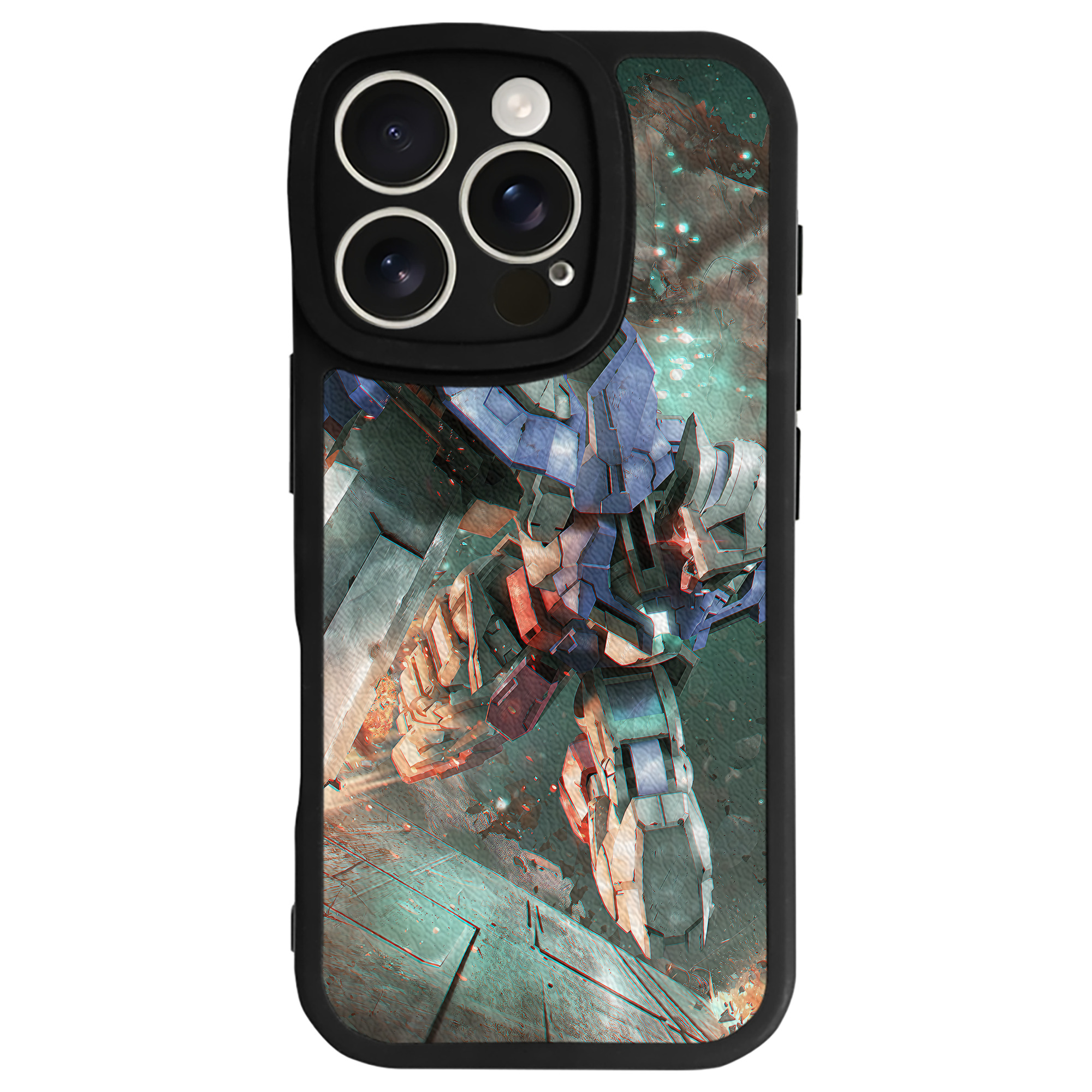 （画像用） 機動戦士ガンダム Mobile Suit Gundam 【iPhone 16シリーズ対応】シリコンスマホケース（レザー調） 材質：シリコン